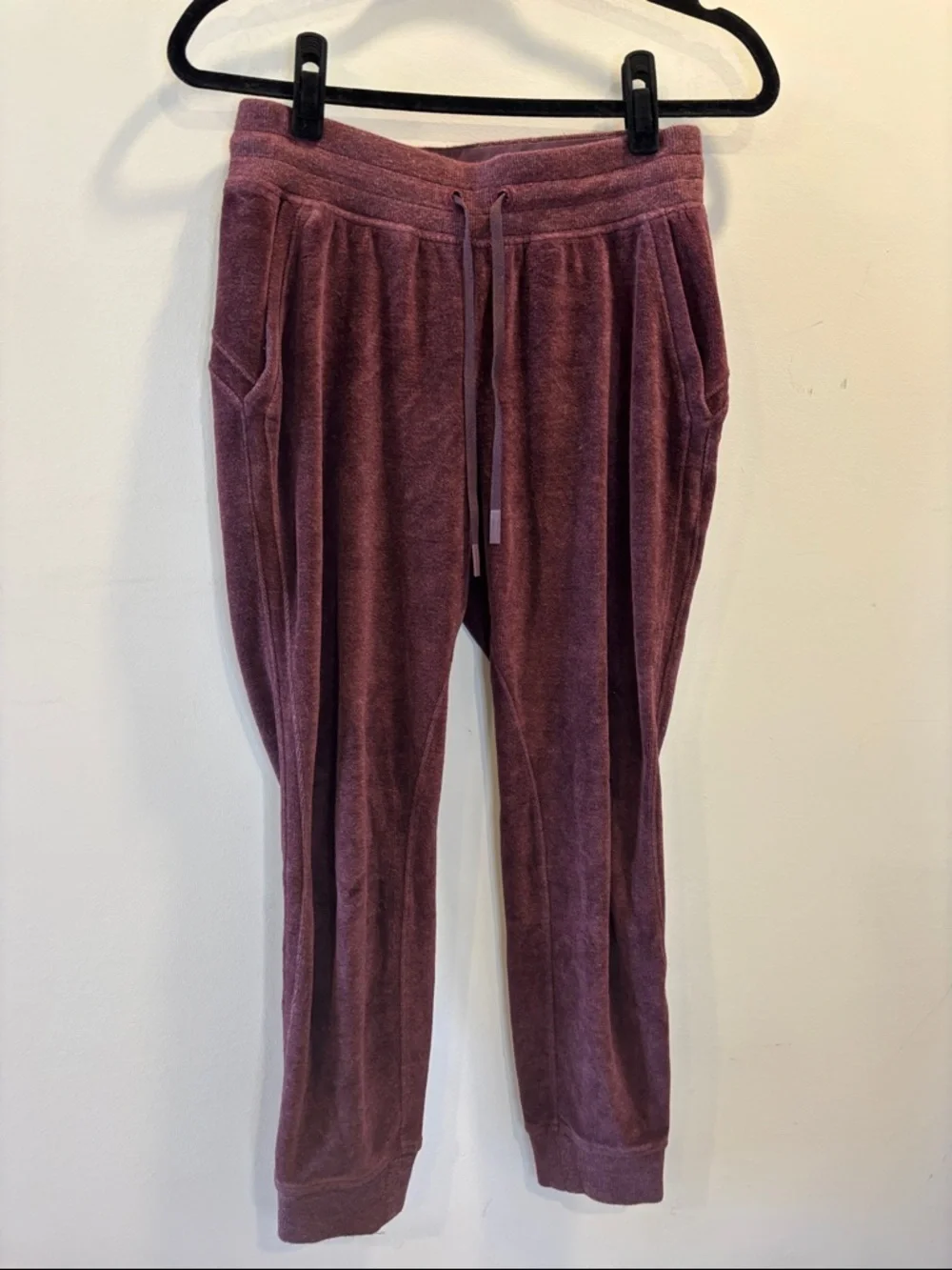 lululemon Warm Down Velour Jogger Heathered Artic Plum Size 6